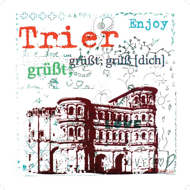 Trier, Porta-Nigra, grüßt