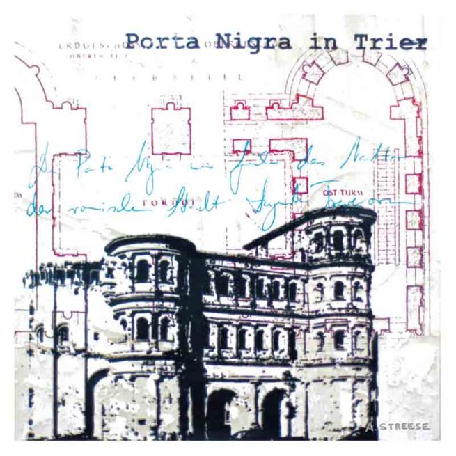 Postkarte Trier Porta-Nigra