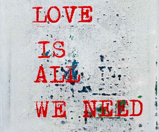 Siebdruck, Love is all we need
