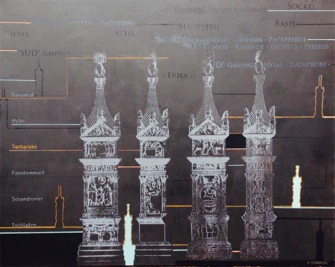 Siebdruck Igel Black