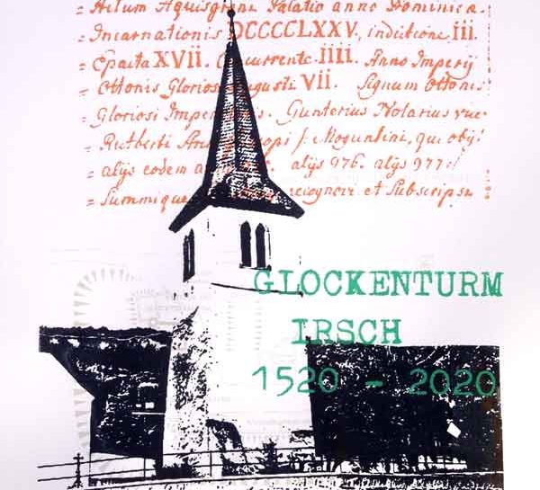 Glockenturm Irsch Siebdruck