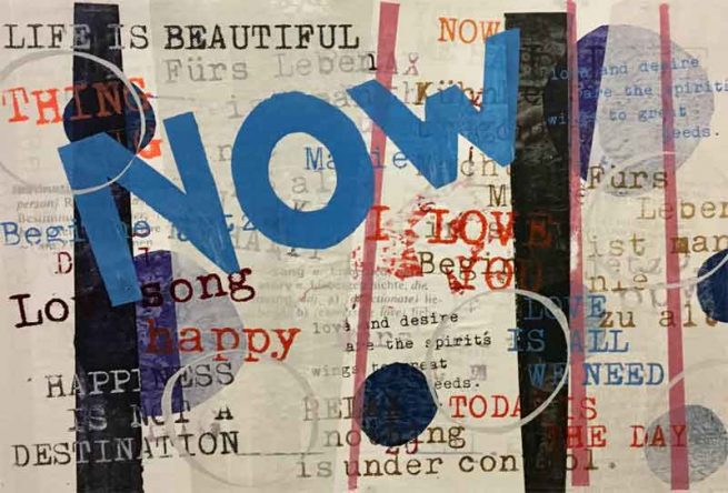 Anja Streese Siebdruck NOW