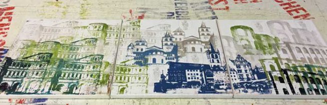 Trilogie Trier Siebdruck