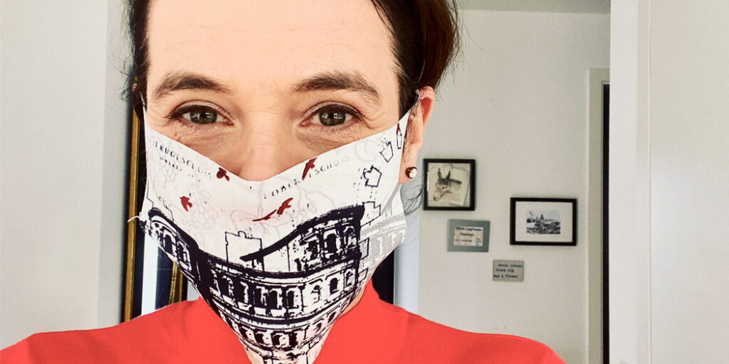 Porta Nigra, Trier Mundmaske