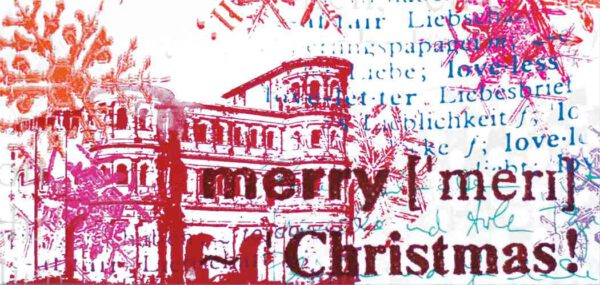 Merry Christmas - Klappkarte Trier