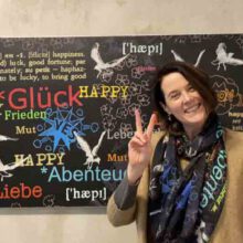 Anja Streese Kunst Schal