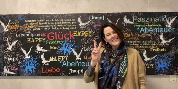 Anja Streese Kunst Schal