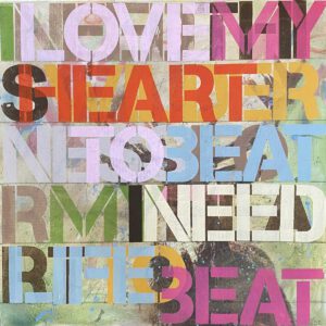 Schriftbild Siebdruck Anja Streese