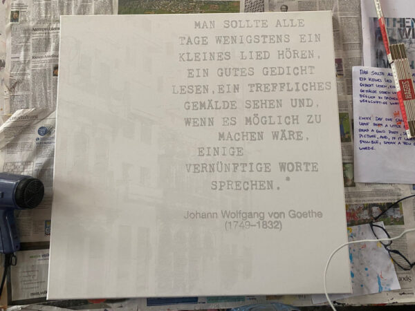 Trier_Porta Nigra_Goethe_Schrift