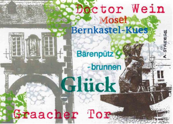 Bernkastel-Kues, Graacher Tor, Bärenpützbrunnen, Doctor Wein